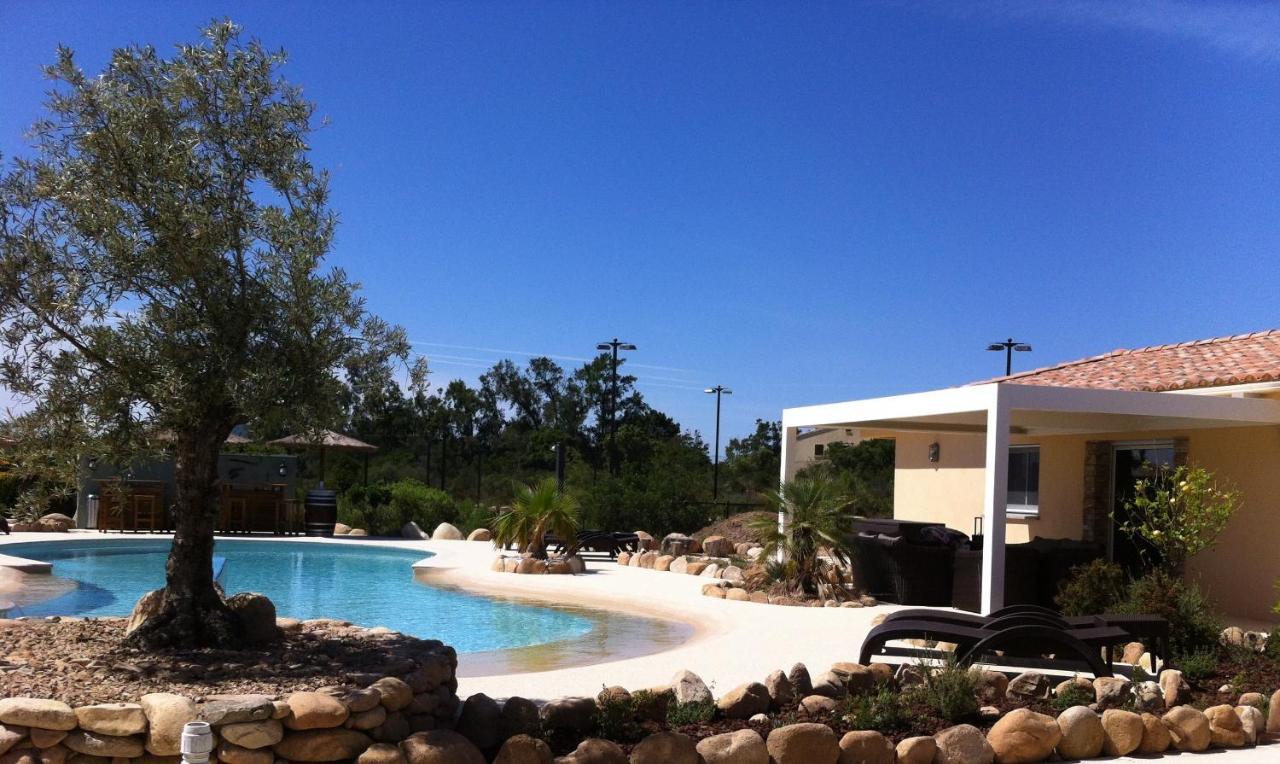 L'Hacienda Piscine chauffée à 28, spa, boulodrome et court de Tennis privés, 2 villas indépendantes Porto Vecchio Esterno foto